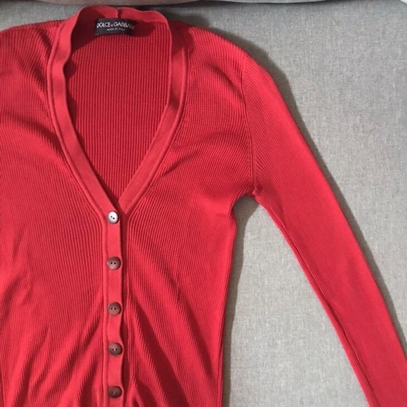 Dolce & Gabbana red cardigan - size S - Picture 4 of 4